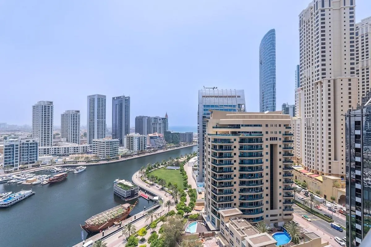 Wonderful 1-Bedroom With Canal View At Sparkle Tower In Dubai Marina